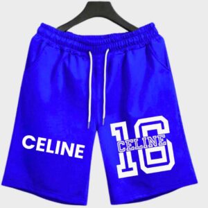 Celine 16 Blue Logo Hot Short