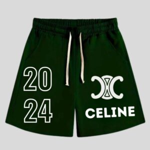 Celine Green 2024 Logo Shorts