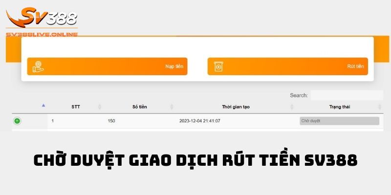 Kiểm tra trạng thái giao dịch tại nhà cái